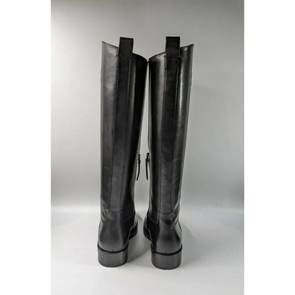 Tory Burch Women's The Riding Boot Milano Mezzo Calf Black Size 6 (MSRP $648) - Picture 10 of 12